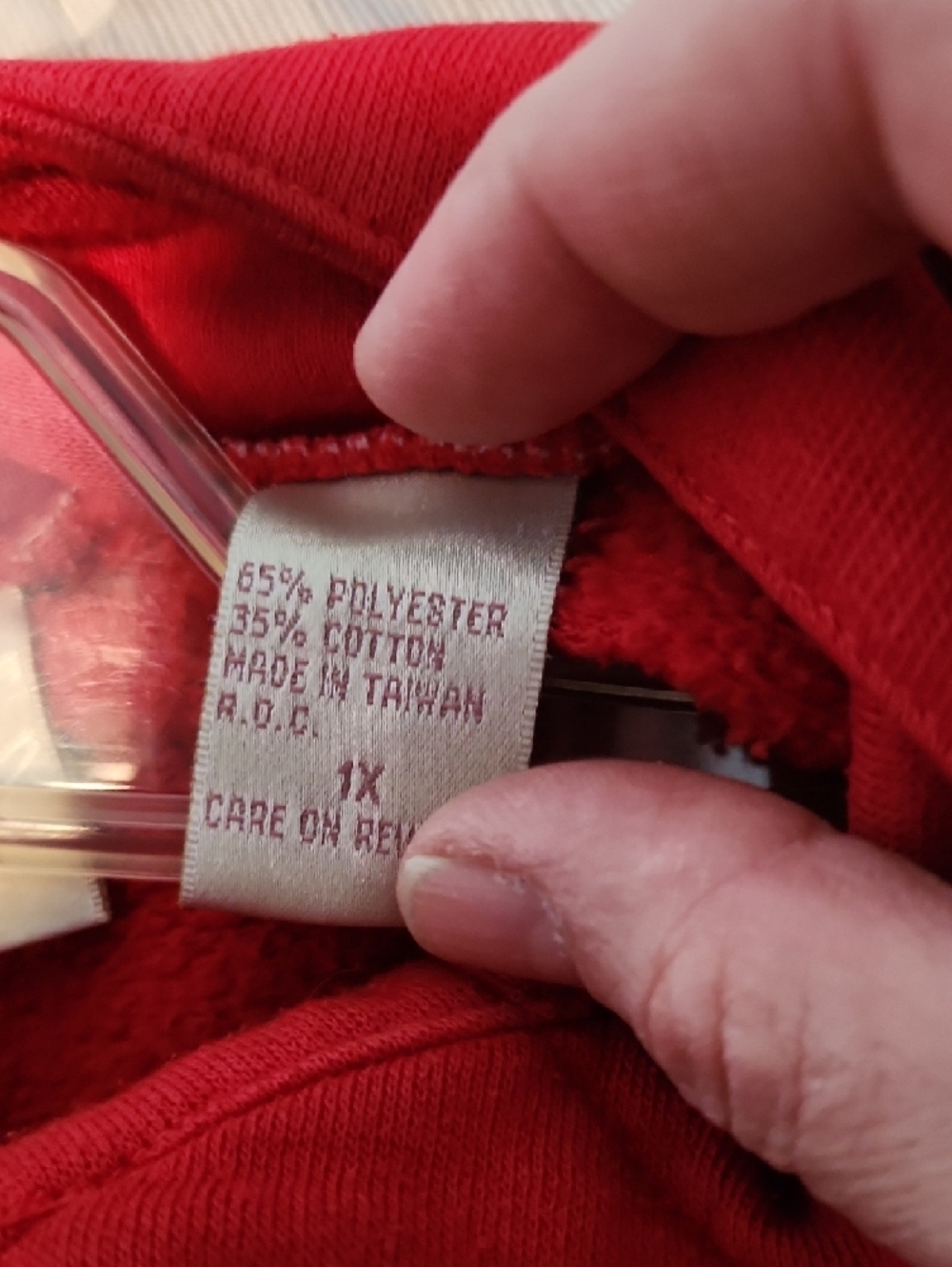 Laura Gayle 50s Style Snap Red 3/4 Sleeve Shirt Fleece Coat - Picture 9 of 11